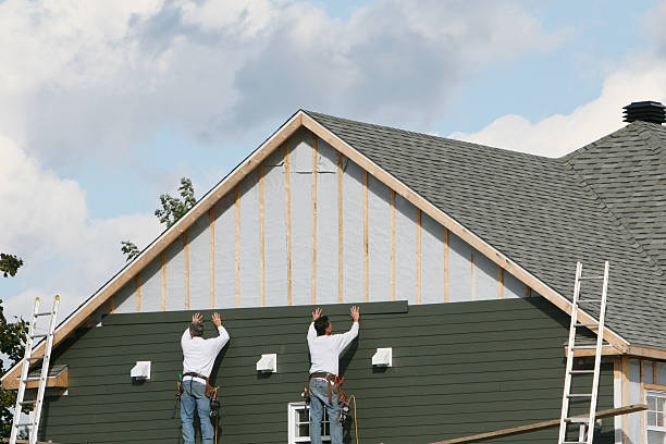 Professional Siding Repair technician working in North Beach, MD